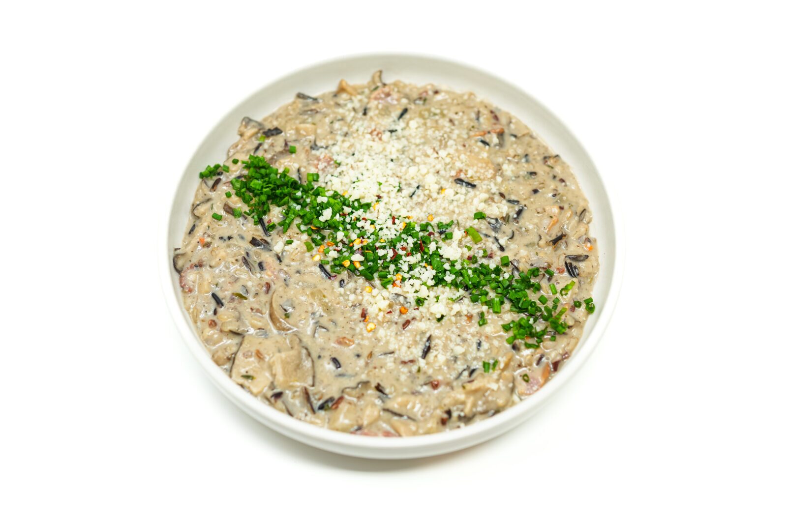 Mezcal-Infused Creamy Mushroom and Wild Rice Soup