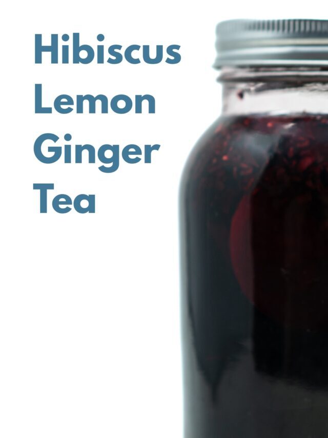 Cold-Brew Hibiscus Lemon Ginger Tea