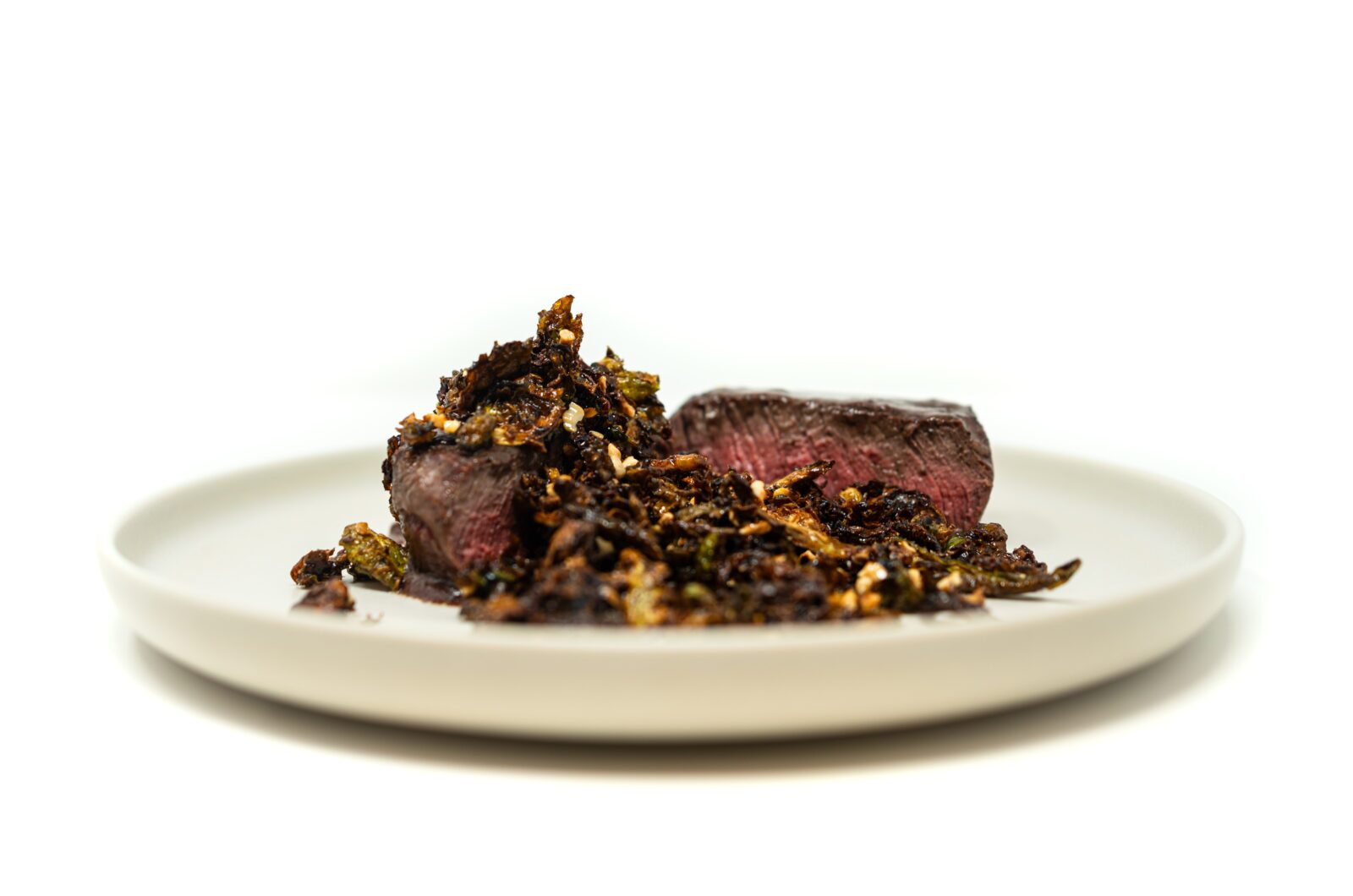 Dry-Brined Filet Mignon with Red Wine Dijon Pan Sauce